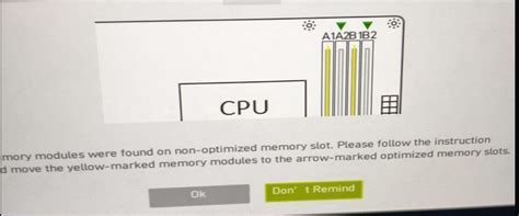 memory modules were found on non optimized